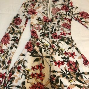 FLORAL WHITE COMBO ROMPER